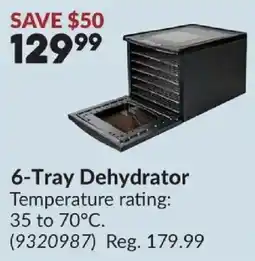 Princess Auto 6-tray dehydrator offer