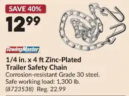 Princess Auto TowingMaster Trailer Safety Chain offer