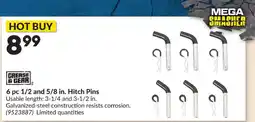 Princess Auto Grease & Gear 1/2 and 5/8 in. Hitch Pins offer