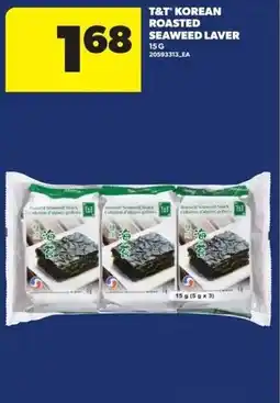 Real Canadian Superstore T&T Korean Roasted Seaweed Laver offer