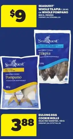 Real Canadian Superstore Seaquest whole tilapia or whole pompano offer