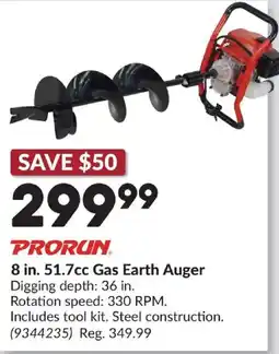 Princess Auto Prorun 8 in. 51.7cc Gas Earth Auger offer