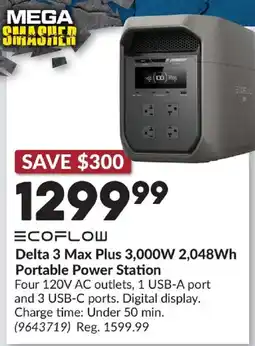 Princess Auto Ecoflow Delta 3 Max Plus offer