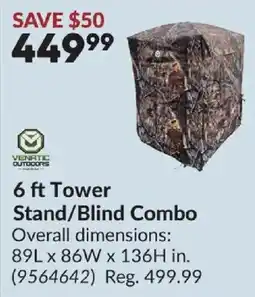 Princess Auto Venatic Outdoors 6 ft Tower Stand/Blind Combo offer