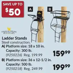 Princess Auto Rivers Edge Ladder Stands offer