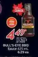 Safeway Bull's-eye bbq sauce offer