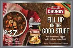 Safeway Campbell's chunky soups offer