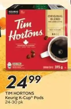 Safeway Tim Hortons Keurig K-Cup® Pods offer