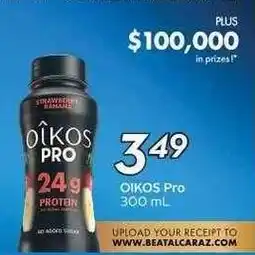 Safeway Oikos Pro offer