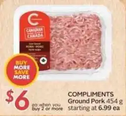 Safeway Canadian Ground Pork offer