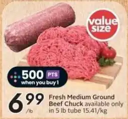 Safeway Fresh Medium Ground Beef Chuck offer
