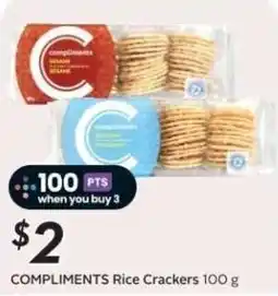 Safeway Compliments Rice Crackers offer