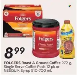 Safeway Folgers Roast & Ground Coffee offer