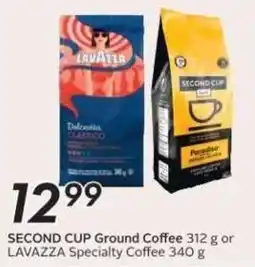Safeway Second cup ground coffee or lavazza specialty coffee offer