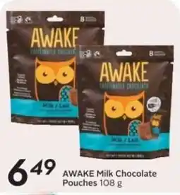 Safeway Awake milk chocolate pouches offer