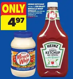 Real Canadian Superstore Heinz ketchup or kraft miracle whip offer