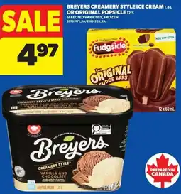 Real Canadian Superstore Breyers creamery style ice cream offer