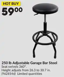 Princess Auto 250 lb Adjustable Garage Bar Stool offer