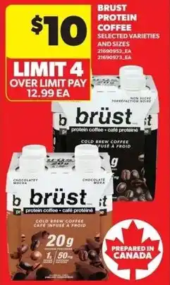 Real Canadian Superstore brüst protein coffee offer
