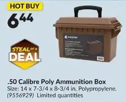 Princess Auto Blackpaw .50 Calibre Poly Ammunition Box offer