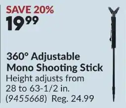 Princess Auto Mono Shooting Stick offer