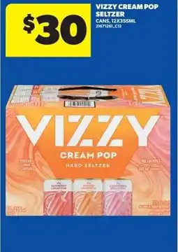 Real Canadian Superstore Vizzy cream pop hard seltzer offer