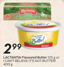 Safeway Lactantia flavoured butter offer