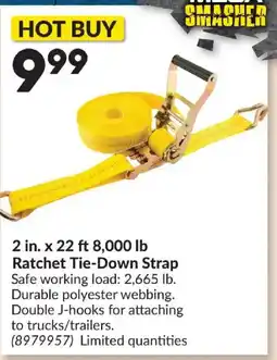 Princess Auto Smasher Ratchet Tie-Down Strap offer