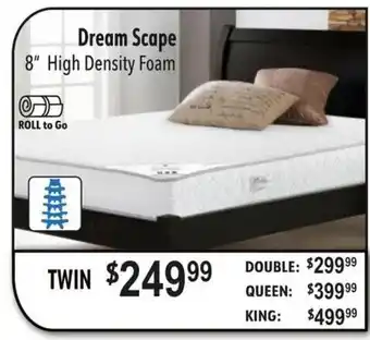 Dream Scape 8" High Density Foam
