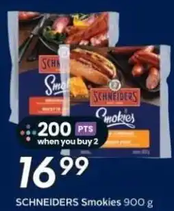 Safeway Schneiders Smokies offer
