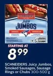 Safeway Schneiders juicy jumbos offer