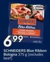 Safeway Schneiders blue ribbon bologna offer