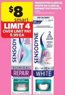 Real Canadian Superstore Sensodyne clinical repair toothpaste offer