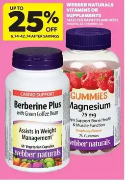 Real Canadian Superstore Webber naturals Berberine Plus with Green Coffee Bean offer