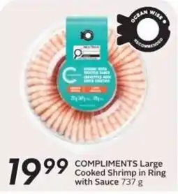 Safeway Compliments Large Cooked Shrimp in Ring offer