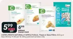 Safeway Naturally Simple Pollock, Tilapia or Basa Fillets offer