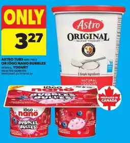 Real Canadian Superstore Astro original yogurt offer