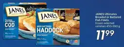 Safeway Janes ultimates breaded or battered fish fillets offer