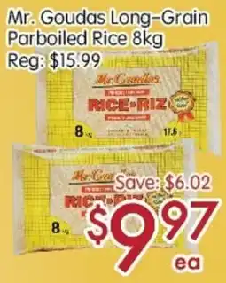 Sunny Food Mart Mr Goudas long grain parboiled rice offer