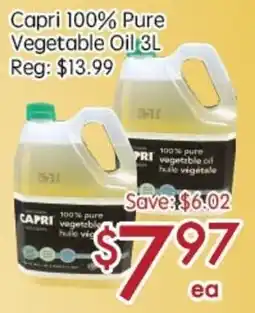 Sunny Food Mart Capri vegetable oil offer