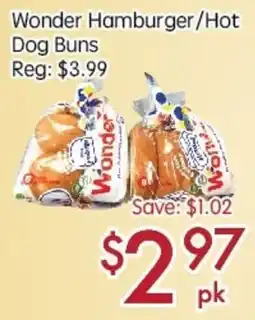 Sunny Food Mart Wonder Hamburger/Hot Dog Buns offer