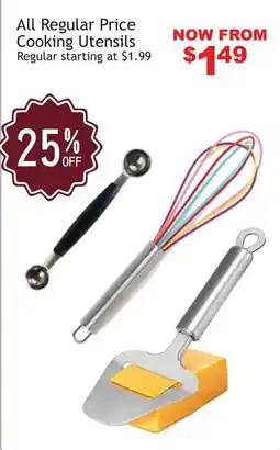 Beddington's All Regular Price Cooking Utensils offer