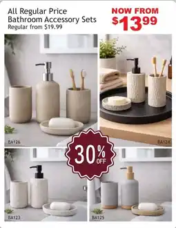 Beddington's Bathroom Accessory Sets offer