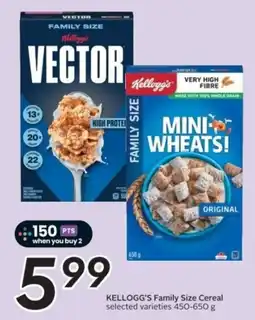 Safeway Kellogg's family size cereal offer