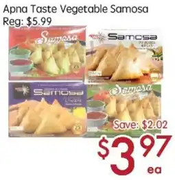Sunny Food Mart Apna Taste Vegetable Samosa offer
