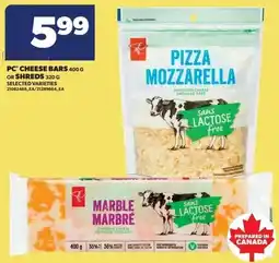 Real Canadian Superstore PC cheese bars offer