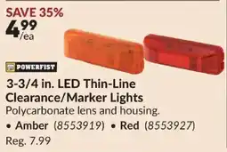 Princess Auto Powerfist 3-3/4 in. LED Thin-Line Clearance/Marker Lights offer