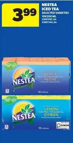 Real Canadian Superstore Nestea iced tea selected varieties offer
