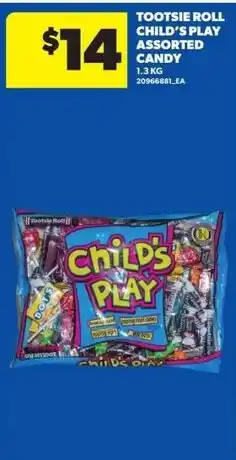 Real Canadian Superstore Tootsie Roll Child's Play Assorted Candy offer