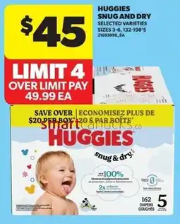 Real Canadian Superstore Huggies snug & dry offer
